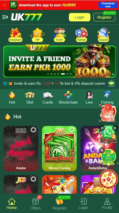 UK 777 Game App
