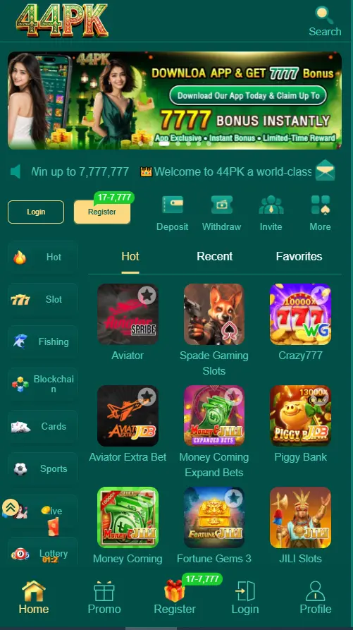 44PK Game App