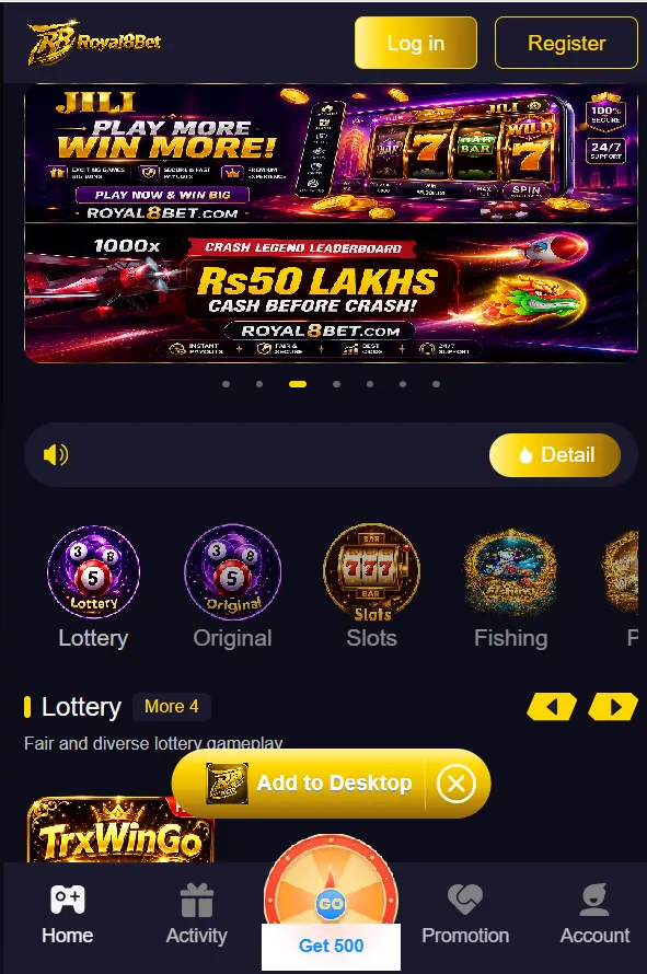 Royal8bet Game App